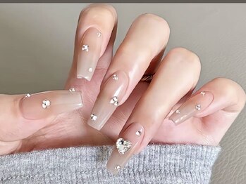 メルシー(Merci)/チップ長さ出しワンホンネイル