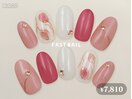 フラワーネイル/春ネイル/ピンク