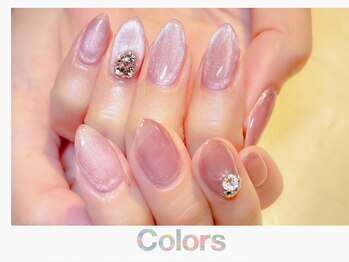 カラーズ荻窪 ネイルラウンジ(Colors Ogikubo Nail Lounge)/シアーくすみピンクのマグネット