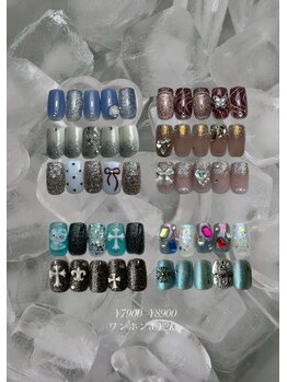 ファーストネイルアンドアイラッシュ(1st NAIL&eyelash)/7900 8900 ワンホン&y2k