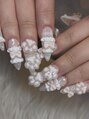 ベティネイル アイラッシュ(Betty Nail) 得意アートは立体フリルです(,,- -,, )