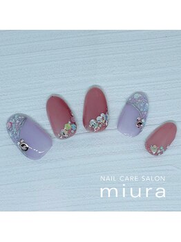 ネイルケアサロン ミウラ 井の頭通り店(miura)/4.5月季節デザイン定額アート