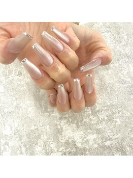 アンダーバーホワイト 大阪上本町店(_WHITE)/マグネットネイル