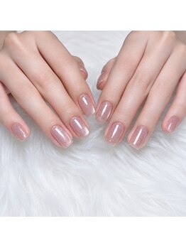 ホワイトネイル 難波店(WHITE NAIL)の写真/《韓国発トレンドサロン》韓国ジェルで最大級のつや感＊ワンカラー/マグネットネイル