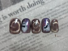 アイネイルズ 横浜EAST店(I-nails)/手描きおばけネイル