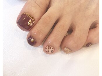 グリッター(glitter)/フットネイル