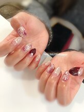 プシュウ(PUSHW)/12月定額ネイル