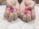 チューリップ×ピンク