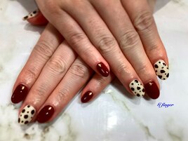 ダルメシアンネイル