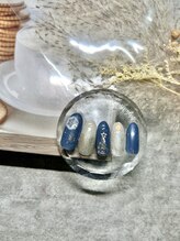 ルミライズ(Lumirise)/雪の結晶スノークリスマスネイル