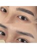 ハリウッドブロウリフト&【メンズ美眉WAX脱毛＋眉カット】　￥6500