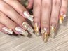 大流行！グッバイちび爪★チップ長さだしロングネイル×時間内アートやり放題