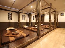サバイサバイの雰囲気(本格的なタイ古式マッサージをお楽しみください!)