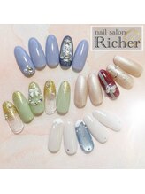 エスフィーネイルサロン リシェル(Esfy nailsalon Richer)/2025，12月　トレンドアート