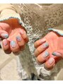 ユジュ ネイル(yju nail)&nbsp;持ち込みデザイン　綺麗な空をイメージして★