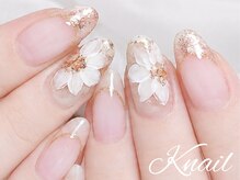ケイネイル(Knail)の雰囲気（手描きだから叶う奥行きと繊細さ◎周りと差がつく上品大人アート）