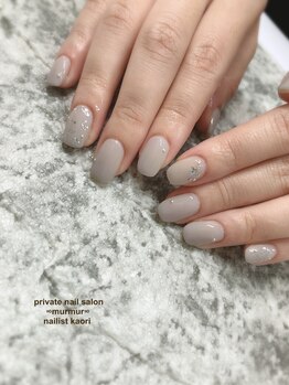 プライベート ネイルサロン マーマ(murmur)/シンプルネイル