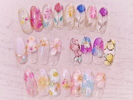 豊富なお花アート♪