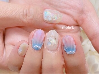 モレック(mole'k)/今年も大人気！鱗ネイル(#^.^#)