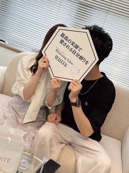 ホワイト 金沢店の写真/【ブライダルプランのホワイトニングで最高の白さに♪】一生に一度の記念は白い歯で♪