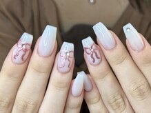 ウサギネイル 新大久保店(usagi nail)/リボンネイル