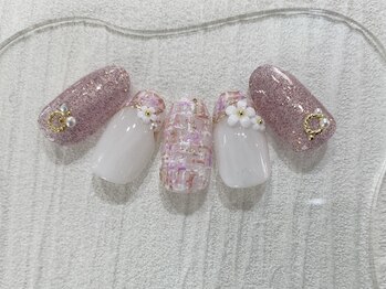 【足立】ツイードネイル