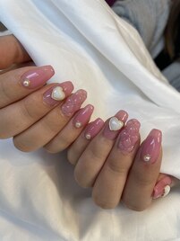 キルティング＆ハートネイル