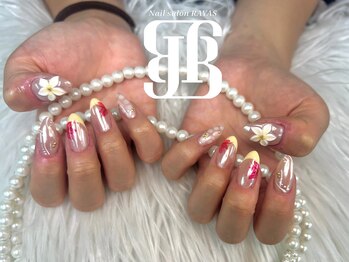 ネイルサロンレイアス(RAYAS)/ぷっくりフラワーネイル