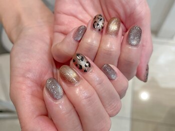 ヘアアンドネイル ミューズ 新浦安店(HAIR&NAIL MUSE)/レオパード柄ヒョウ柄マグネット