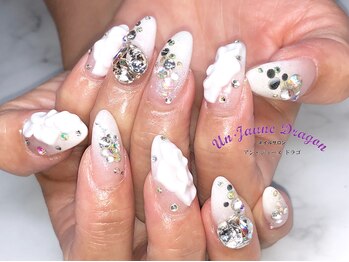 アン ジョーヌドラゴ/【自爪ネイル】３Dフラワー