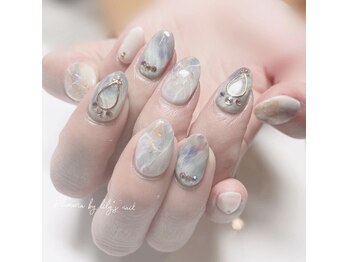 プルメリア バイ リリーズ ネイル(Plumeria By Lily's Nail)/定額アートジェルネイル¥5980～