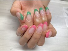 リーネイル 天神(Re.nail)/クリアベースフレンチ