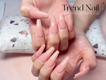 トレンドネイルスタジオ(Trend Nail Studio)/ワンカラーのスカルプ長さ出し！