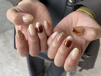 ミントリーフ バイ リート(Mint leaf by Reat)/ブラウンニュアンス