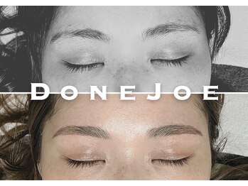 ダンジョウ(DoneJoe)/眉毛ビフォーアフター