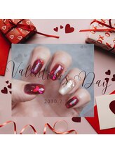 ネイル フライガール(nail FLY GIRL)/ハート埋め込みネイル♪