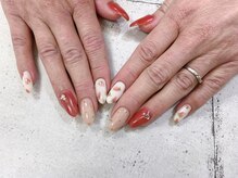 ネイル ビューティーマジック 葛西本店/手描きいちごネイル