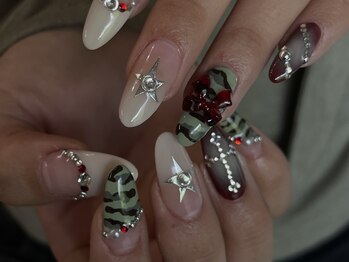 海外/韓国/長さだし/カモフラ