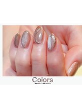 カラーズ荻窪 ネイルラウンジ(Colors Ogikubo Nail Lounge)/【マグネット×ラメライン】