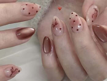 ファンシー 新宿店(Fancy)/冬ネイル/ツイード/ワンホン