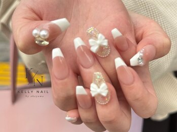 ケリーネイル(kelly nail.)の写真/シンプルオフィスネイル~季節ごとのトレンドデザインまで多数取り揃え♪21時まで営業でお仕事帰りにも◎