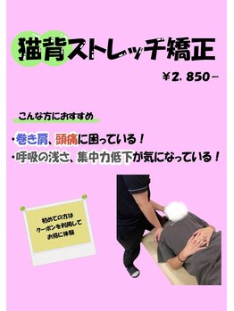 さくら整体院 港南台院/猫背ストレッチ矯正！