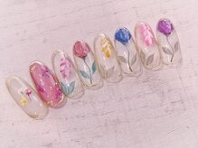 ラルネイル 大宮(Lull. nail)/いろんなお花アートが楽しめる♪