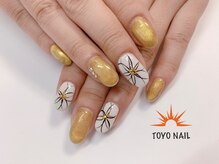 トヨネイル(TOYO NAIL)/モノトーンフラワー☆