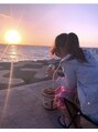 ヘッドライトイーアス 沖縄豊崎店 海ダイスキ浜比嘉島で夕日を眺めながら七輪で焼肉しました♪
