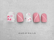 マリー ネイルズ いわきラトブ店(MARIE NAILS)/定額5500円税込 ピンク 0323a