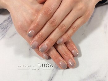 ネイルアトリエルカ(nail atelier LUCA)/S-90 大人上品グレージュグラデ