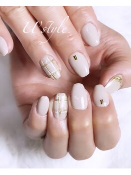 ユーズスタイル(U’style)/大人チェックネイル