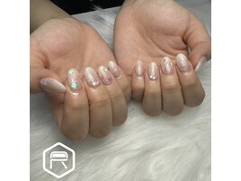 白グラデーション