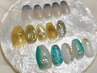 【定額ネイル☆プレミアム】アート４～５本付！　¥8,900